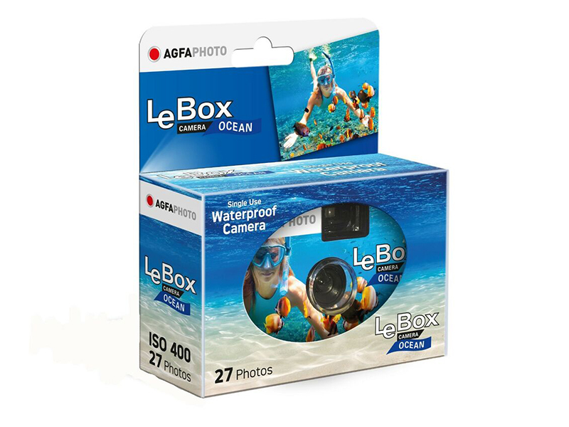 Agfa LeBox Ocean 400/27 vzalatti egyszer hasznlatos filmes fn